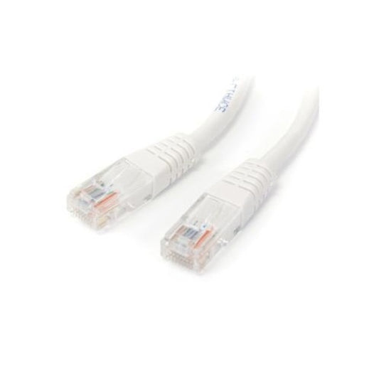 StarTech 2 Ft White Molded Cat5e Utp Patch Cable (M45PATCH2WH)
