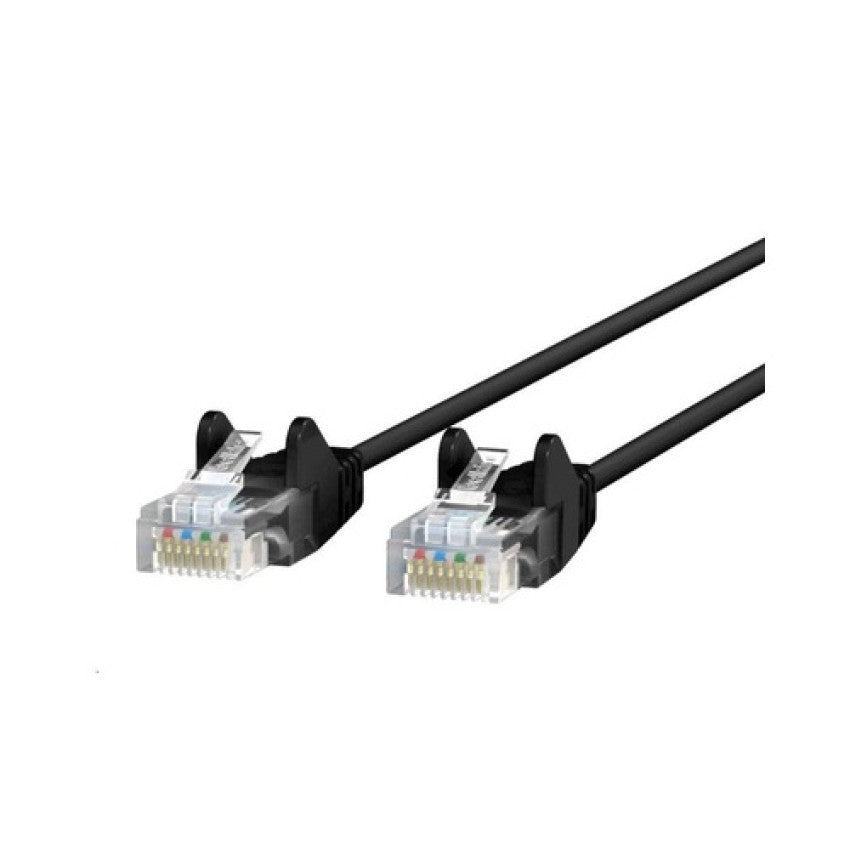 Belkin Cat6 Slim 28awg Cable -black-50ft (CE001B50BLKS)