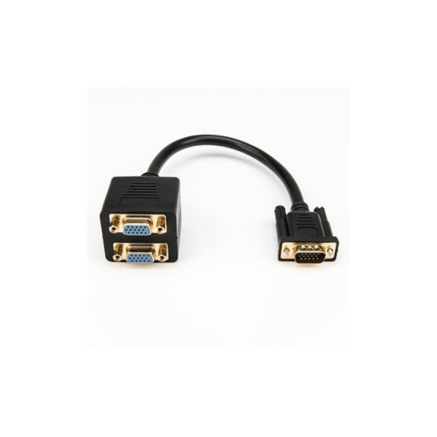 Rocstor 1 Ft Vga To 2x Vga Video Splitter Cable (Y10A209B1)