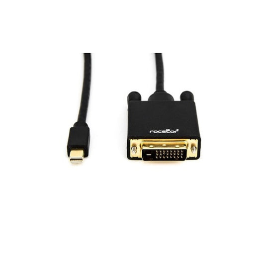 Rocstor 6 Ft Mini Displayport 1.2v Male To Dvi (Y10C164B1)