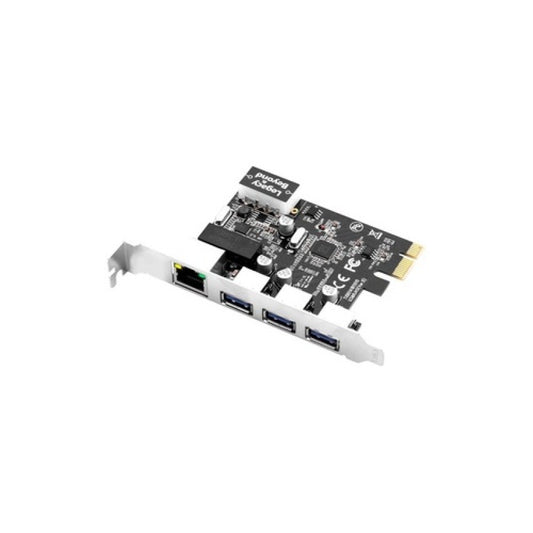 SIIG Usb 3.0 3-port Hub With Lan Pcie Host (LBUS0614S1)