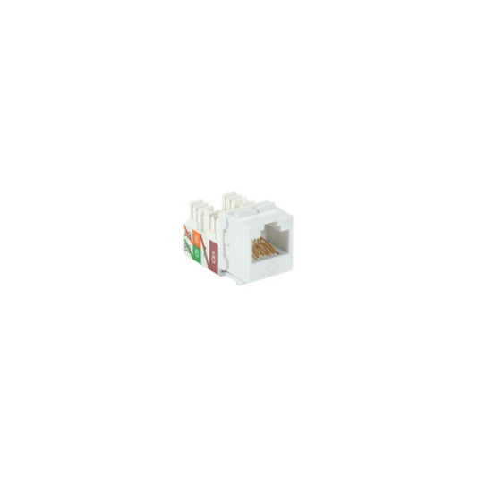 Black Box Cat6a Keystone Jack - Unshielded, Rj45, White, Gsa, Taa (C6AJA70WHR2)