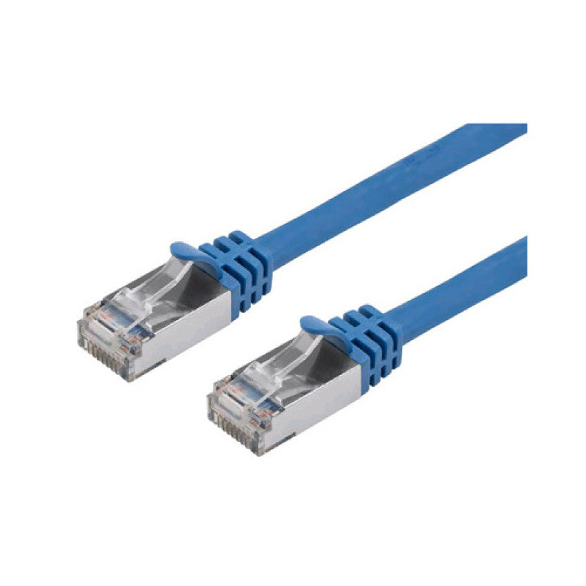 Monoprice Cat7 Shielded (s/ftp) Cable_ 7ft Blue (13660)