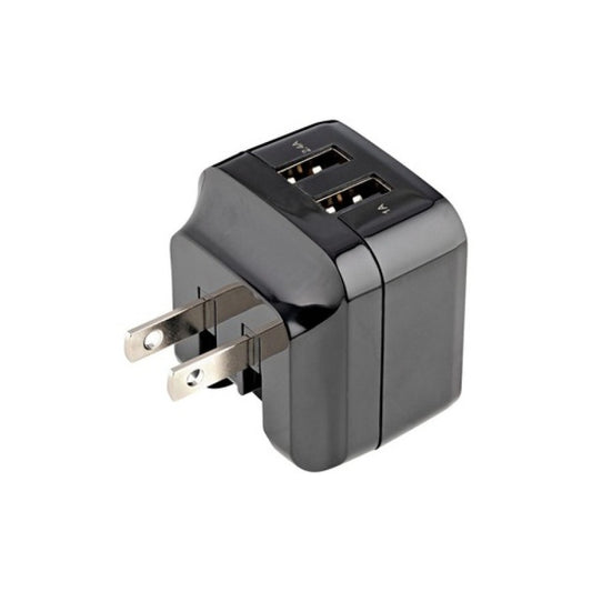 StarTech 2 Port Usb Wall Charger (2.4a / 1a Port) (USB2PACUBK)