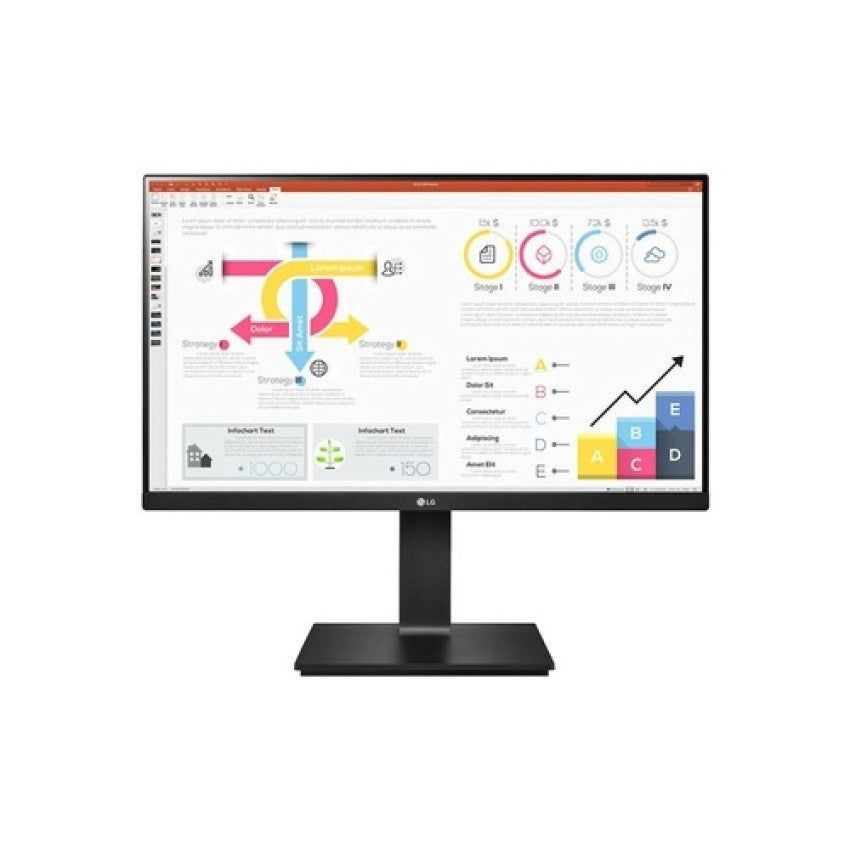 LG 24inmonitor,2560x1440,16:9ips,usb-c,hdmi,dp (24BP75QB)