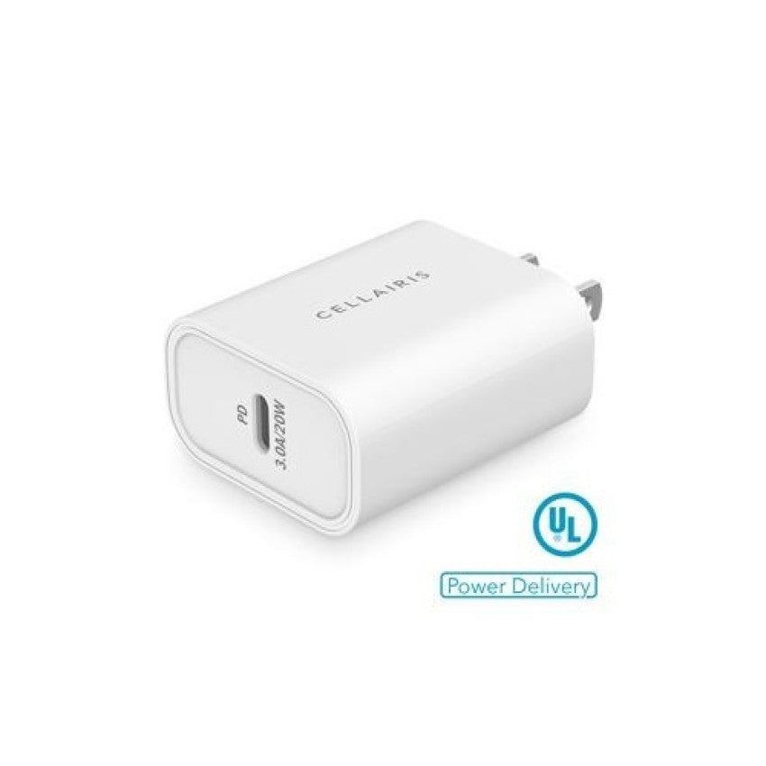 Cellairis Single Usb-c Wall Adapter Wht (040150089)