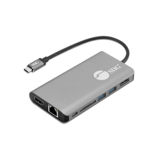 SIIG Usb-c Mst Video With Hub Lan & Pd 3.0 Do (JUDK0F11S1)