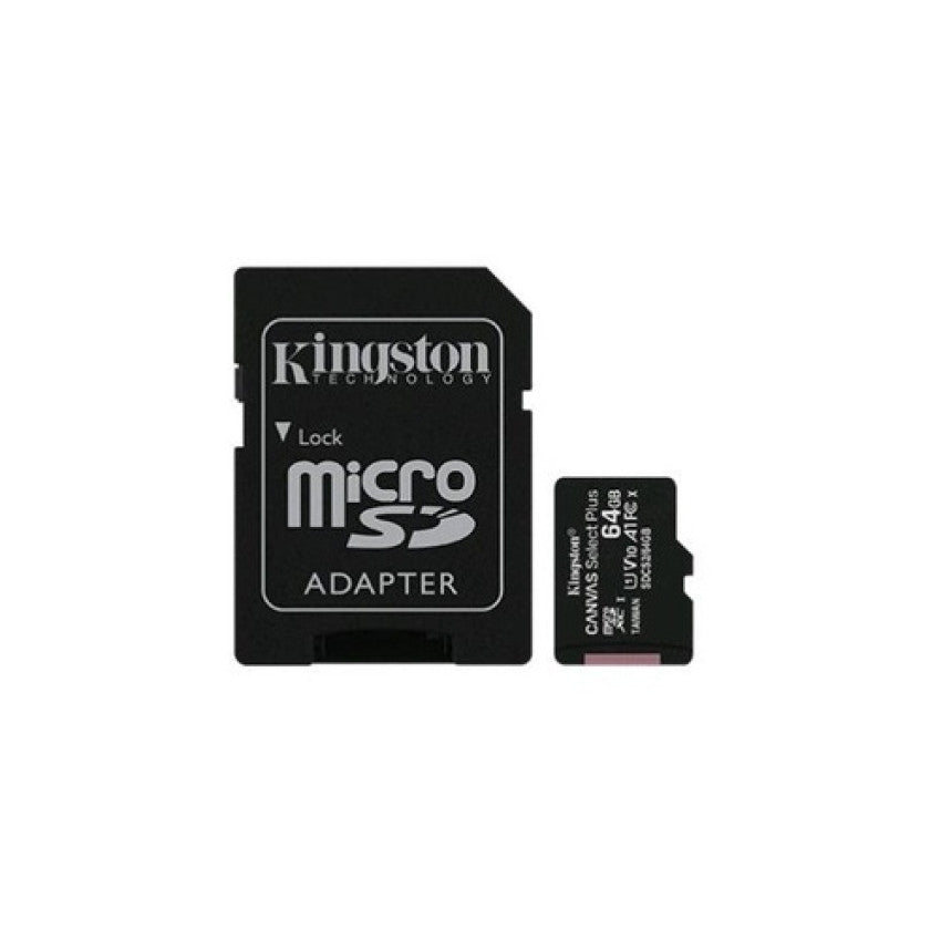 Kingston 64gb Micsdxc Canvas Select Plus 100r A1 (SDCS2/64GB)