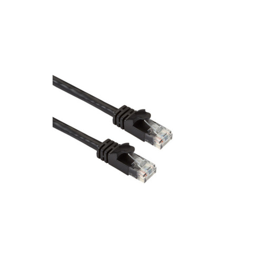 Black Box Cat6a 500-mhz Slimline Molded Snagless Stranded Ethernet Patch Cable,unshielded(utp),cm Pvc(rj45m/m),black,5-ft.(1.5-m) (CAT6APC005BK)