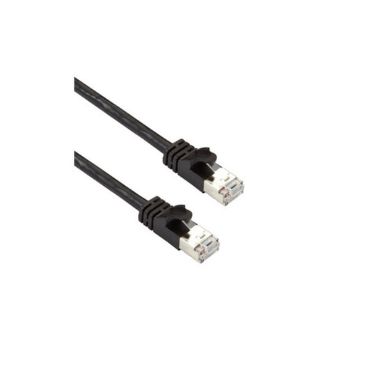 Black Box Cat6a 500-mhz Slimline Molded Snagless Stranded Ethernet Patch Cable,shielded(f/utp),cm Pvc(rj45m/m),black,3-ft.(0.9-m) (CAT6APCS003BK)