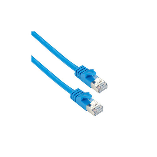 Black Box Cat6a 500-mhz Slimline Molded Snagless Stranded Ethernet Patch Cable-shielded(f/utp),cm Pvc(rj45 M/m),blue,7-ft.(2.1-m) (CAT6APCS007BL)