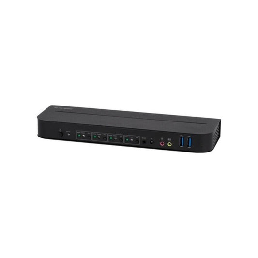 Monoprice Blackbird 4k Displayport 1.4 Usb 3.0 4x1 Kvm Switch_ 4k@60hz_ Hdr_ Ycbcr 4:4:4_ Hdcp 2.2 (42646)