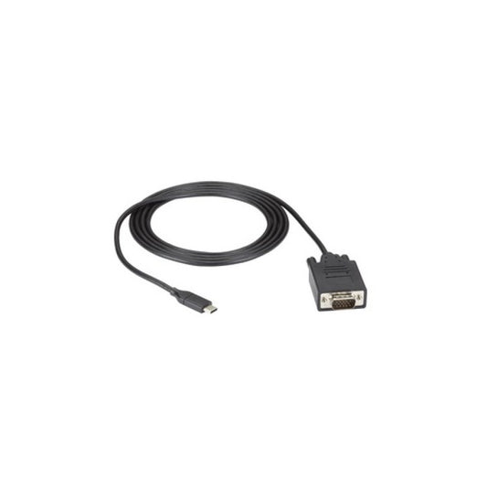 Black Box Usb-c Adapter Cable - Usb-c To Vga Adapter, 1920x1200 / 1080p, Dp 1.2 Alt Mode, 6-ft. (1.8-m) (VAUSBC31VGA006)