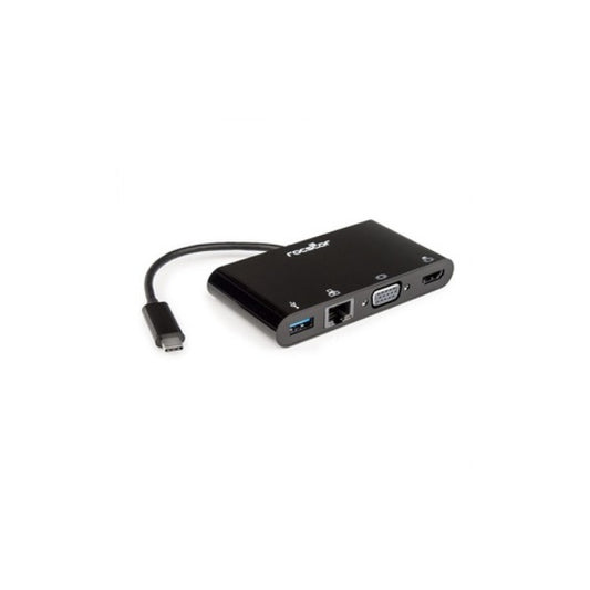Rocstor Usb-c Multiport Adapter - Black (Y10A248B1)
