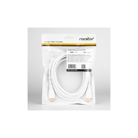 Rocstor 10 Ft Hdmi High Speed Cable M/m (Y10C161W1)