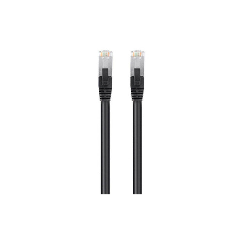 Monoprice Cat6 Poe Ethernet Patch Cable - 600v_ Shielded Rj45_ Solid_ 550mhz_ Stp (u/ftp)_ 24awg_ 20ft_ Black (41038)