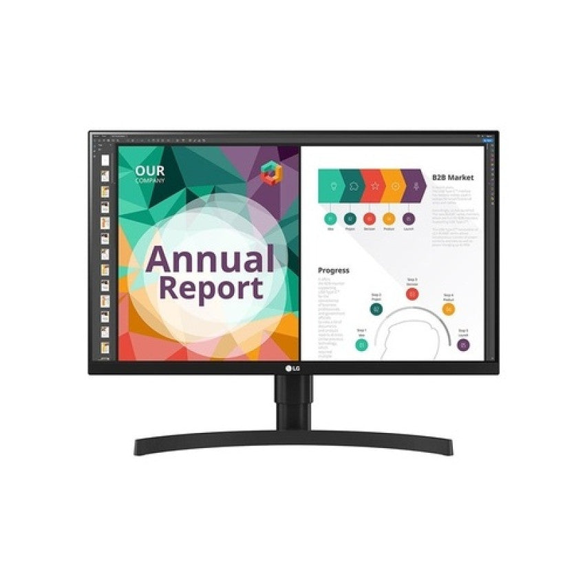 LG 27 Monitor, 3840x2160,ips, Hdmi Dp, Usb 3.0 Usb-c Tilt Pivot Height, Vesa Display Hdr, Spk (27BN85UNB)