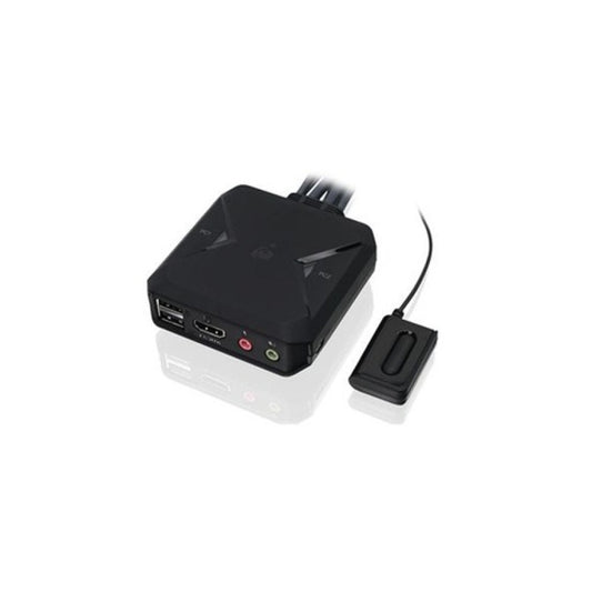 Iogear 2-port 4k@60hz Uhd Kvm Switch With Hdmi, Usb And Audio Connections. For 2 Pc Share One Keyboard, Mouse And Monitor. (GCS92HU)