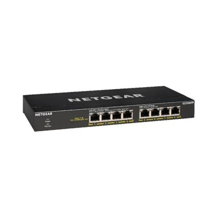 NETGEAR 8 Port Gig Poe Unmgd (GS308PP100NAS)