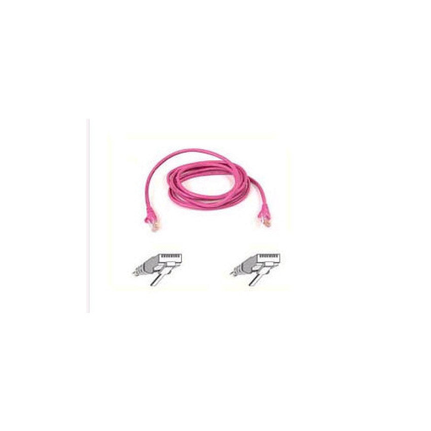 Belkin Cat5e Snagless Patch Cbl (A3L79107PNKS)