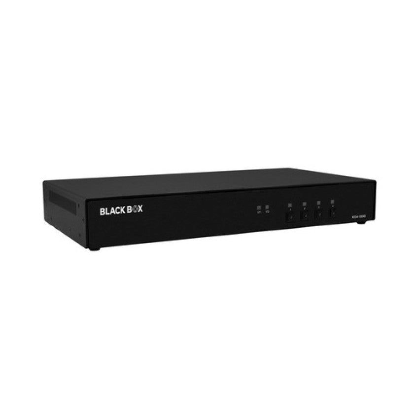 Black Box Niap4 Secure Kvm Switch, Single Head, 4-port, Dvi-i. If Outside Tape Is Broken, Unit Cannot Be Returned For Credit. (KVS41004D)