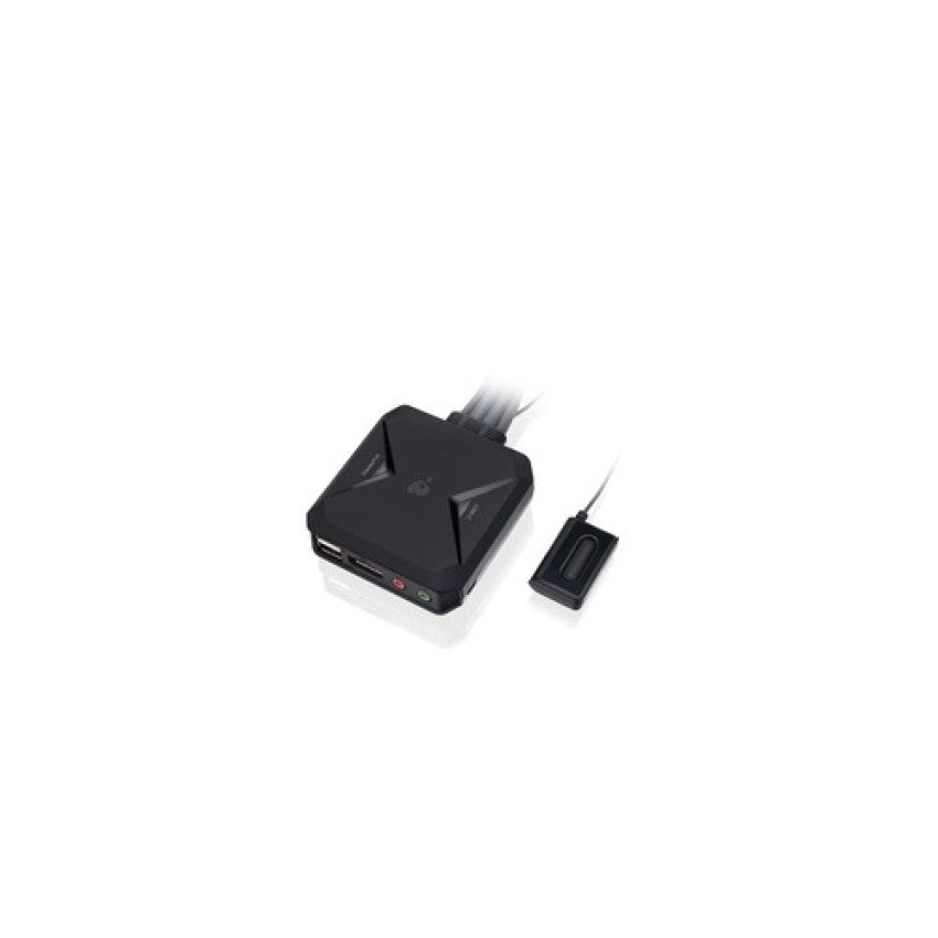 Iogear 2-port 4k Kvm Switch With Displayport, Usb-c And Audio (GCS82DPC)