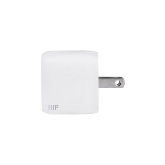 Monoprice Usb-c Charger, 20w 1-port Pd Gan Technology Foldable Wall Charger (42263)