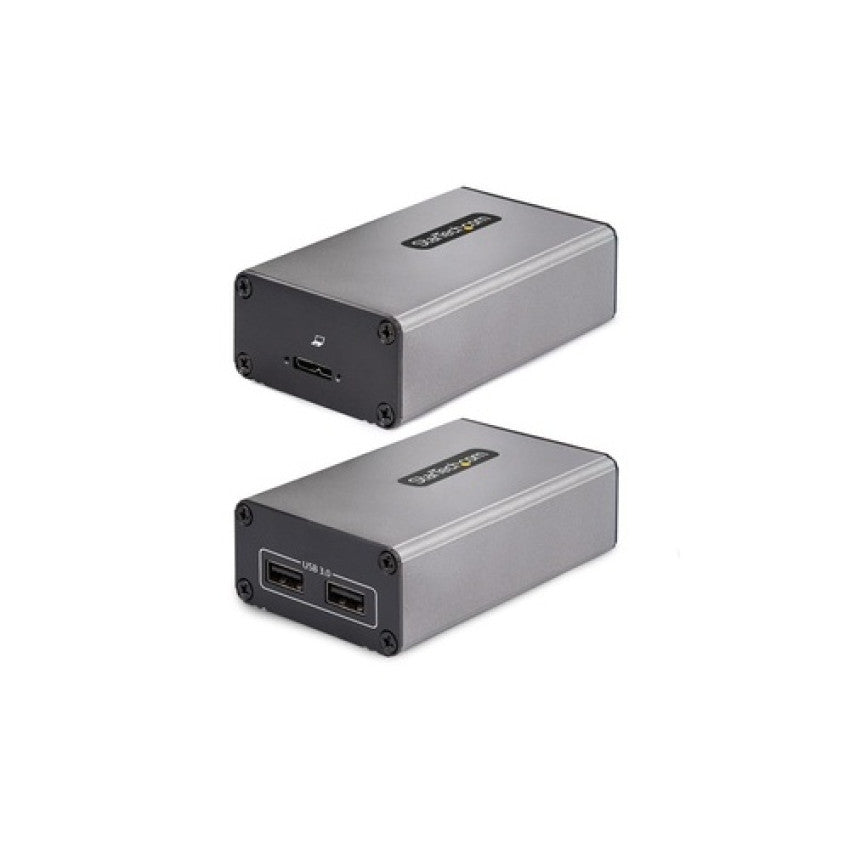 StarTech 2-port Usb 3.0 Extender Over Om3 Multimode Fiber - Lc/lc - 2x 5gbps Usb-a Hub - 350m (1150ft) Range - Durable Usb Over Fiber Extender - Optical (F35023USBEXTENDER)
