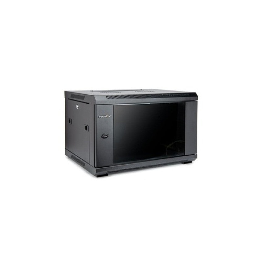 Rocstor Solidrack 6u Rack Enclosure - Black (Y10E001B1)