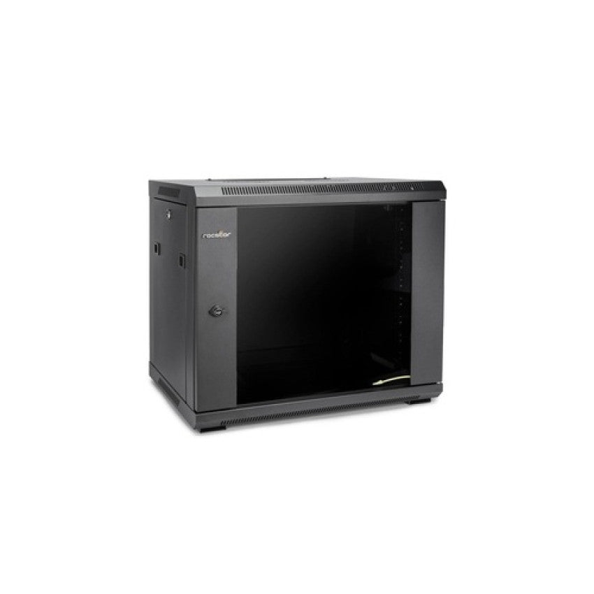 Rocstor Solidrack 9u Rack Enclosure - Black (Y10E002B1)
