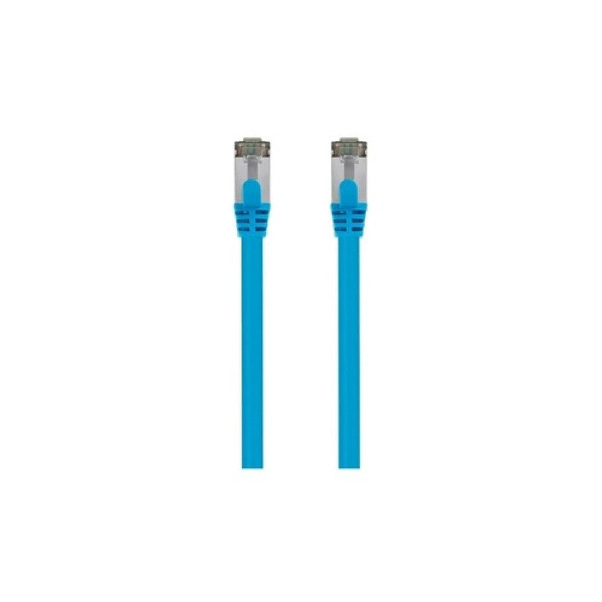 Monoprice Entegrade Series Cat8 26awg S/ftp Ethernet Network Cable_ 2ghz_ 40g_ 3ft_ Blue (41023)