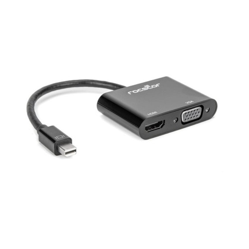 Rocstor 2-in-1 Mini Dp To Hdmi 4k 30 Hz Or Vga (Y10A261B1)