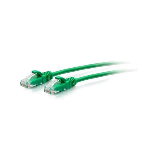C2G 15ft Cat6a Green Slim Ethernet (C2G30158)