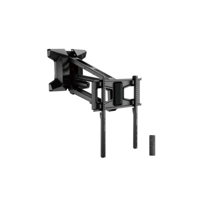 Monoprice Motorized Electric Above Fireplace Mantel Pull-down Full-motion Tv Wall Mount For Tvs 37in To 80in_ Weight Capacity 77lbs (44168)