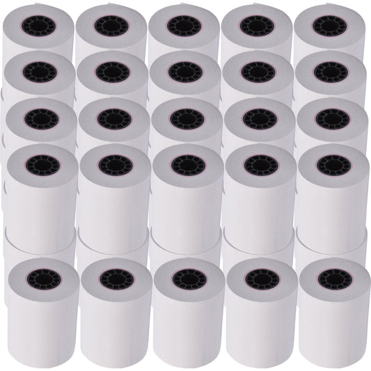 ICONEX Direct Thermal Printing Thermal Paper Rolls, 2.25" x 55 ft, White, 50/Carton (90781283CT)