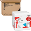 WypAll L30 Towels, Quarter Fold, 12.5 x 12, 90/Polypack, 12 Polypacks/Carton (05812)