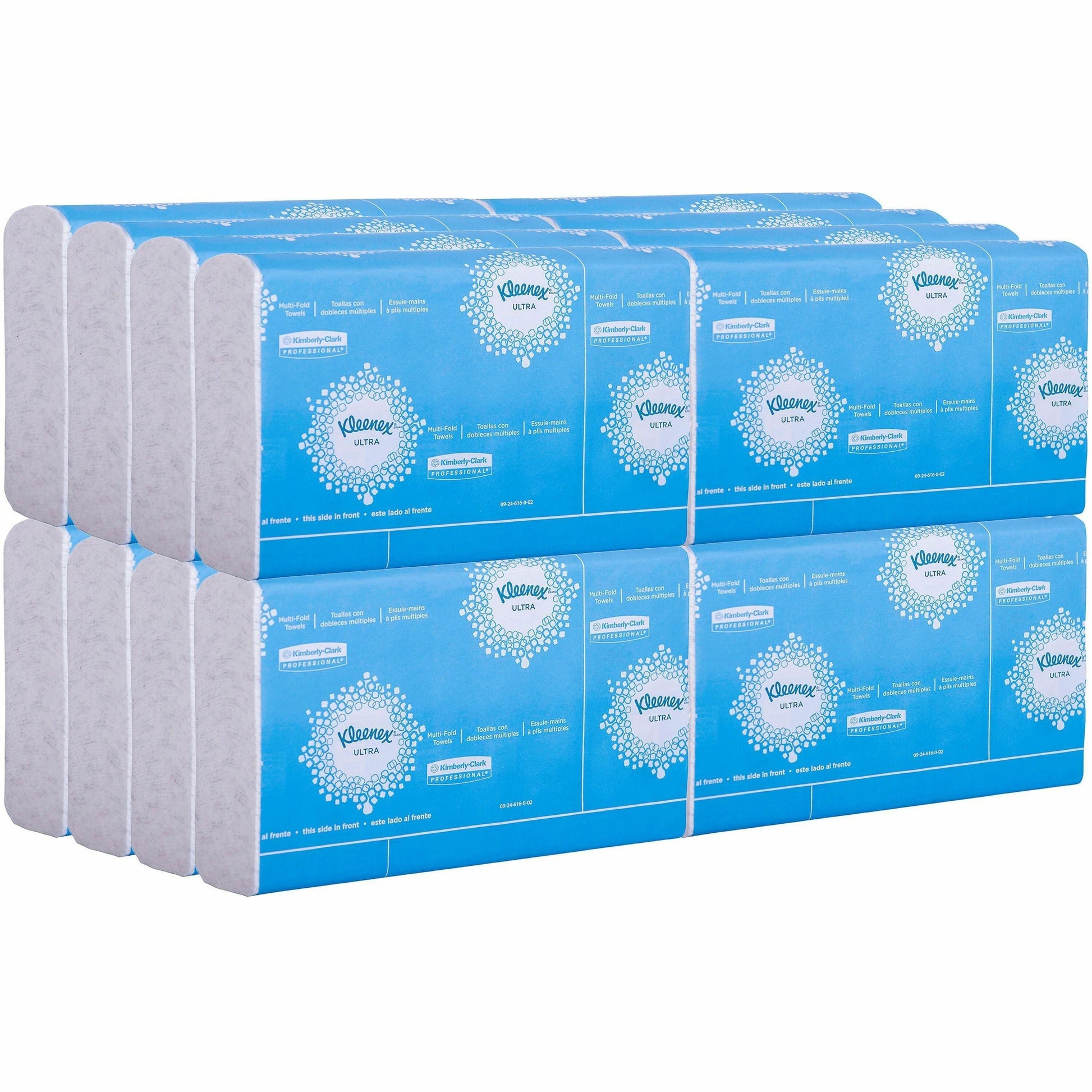 Kleenex Reveal Multi-Fold Towels, 2-Ply, 8 x 9.4, White, 16/Carton (46321)