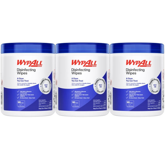 WypAll Disinfecting Wipes 3-Pack (54481)