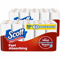 Scott Choose-A-Sheet Mega Kitchen Roll Paper Towels, 1-Ply, 7.31 x 11, White, 100/Roll, 15 Rolls Carton (55417)