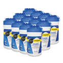 Hands Instant Sanitizing Wipes, 6 x 5, Unscented, White, 150/Canister, 12 Canisters/Carton (P43572CT)