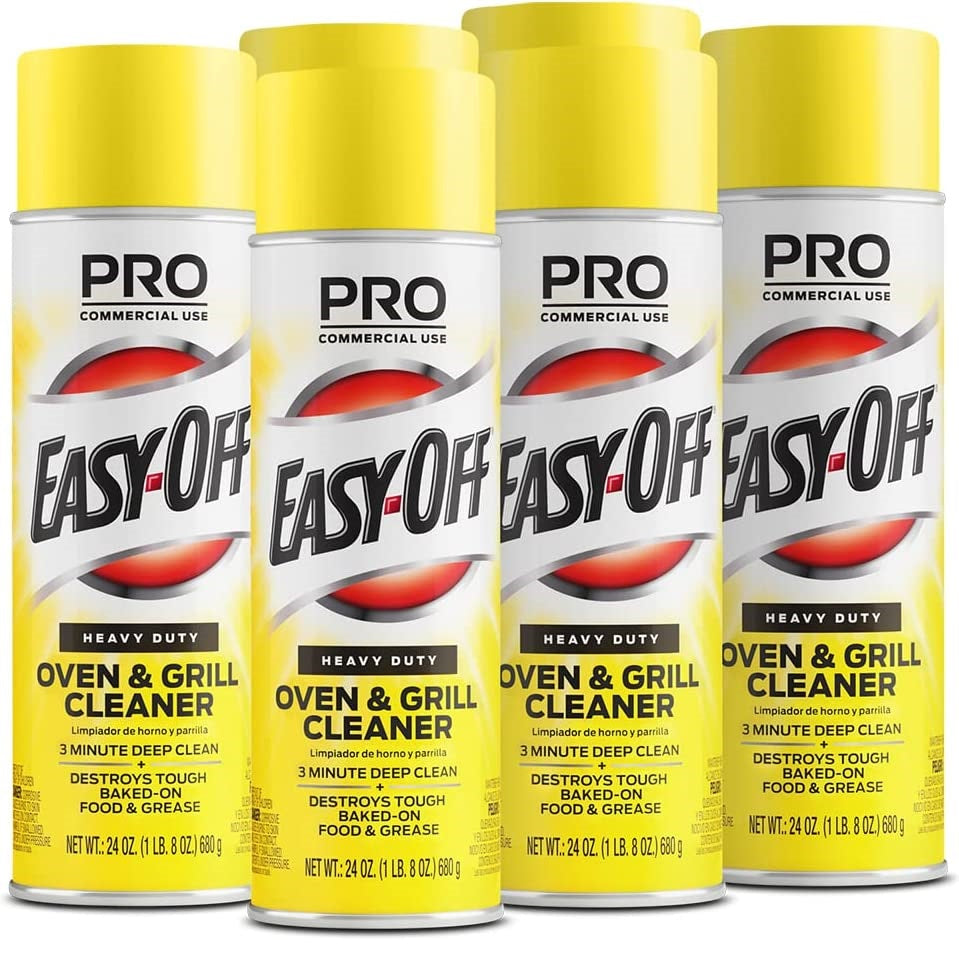 EASY-OFF Oven and Grill Cleaner, 24 oz Aerosol, 6/Carton (85261)