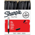 Sharpie Fine Tip Permanent Marker Value Pack, Fine Bullet Tip, Black, 36/Pack (1884739)