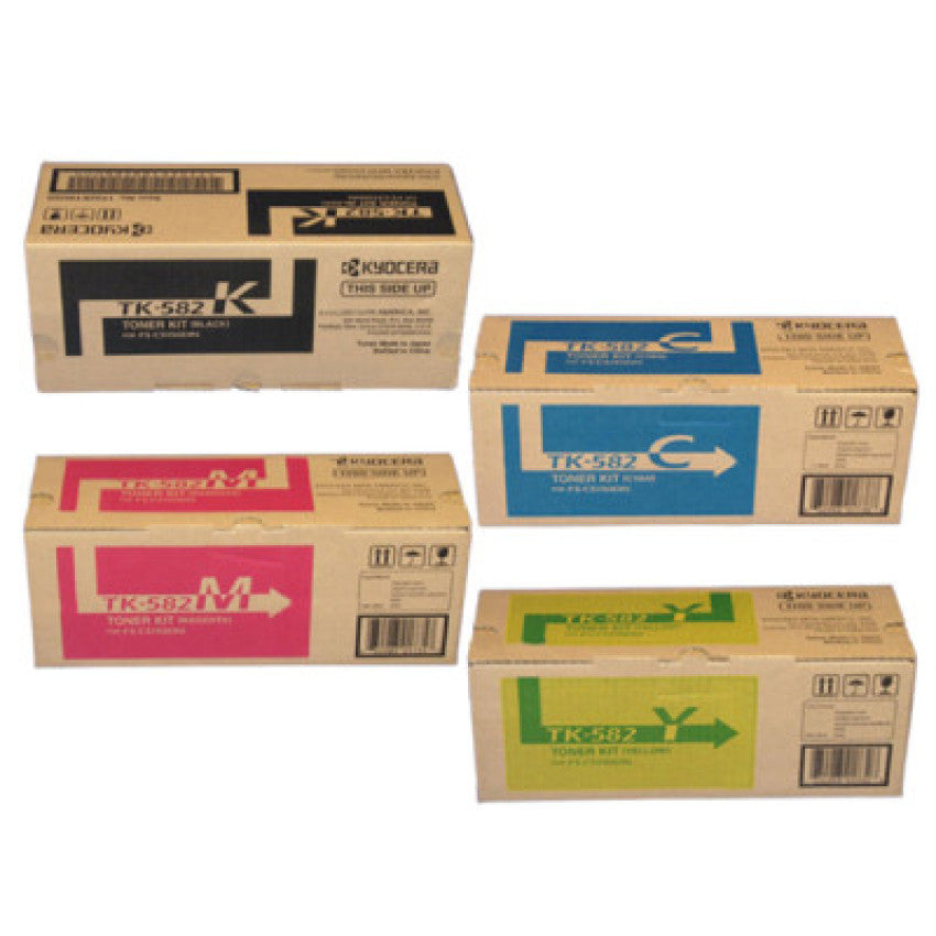 Kyocera TK582 Toner Cartridge Set