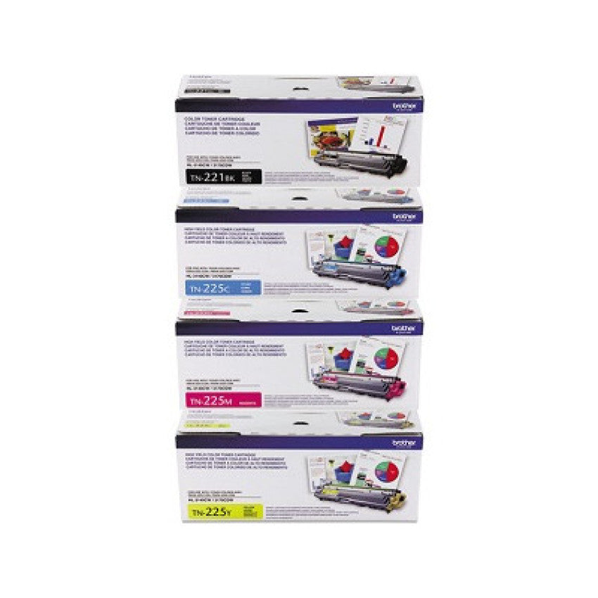 Brother TN225 Toner Cartridge Set