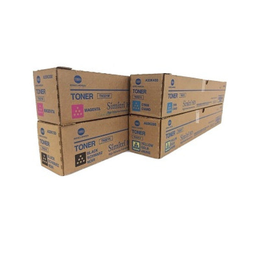 Konica Minolta TN321 Toner Cartridge Set