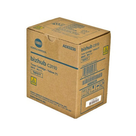 Konica Minolta TNP51Y Yellow Toner Cartridge