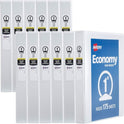 Avery Economy View Binder with Round Rings , 3 Rings, 1 - 12 Pack