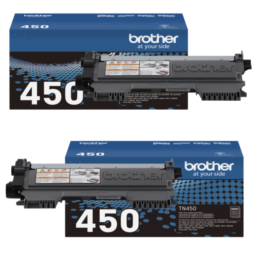 Brother TN450 High-Yield Toner Cartridge Bundle