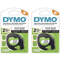 DYMO LetraTag Paper Label Tape Cassettes, 0.5 - 2 Pack