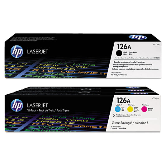 HP 126A Toner Cartridge Bundle